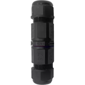 ORNO OR-AE-13621 connettore lineare inline per cavi, IP68, 5 poli, 4 mm², 400V/20A