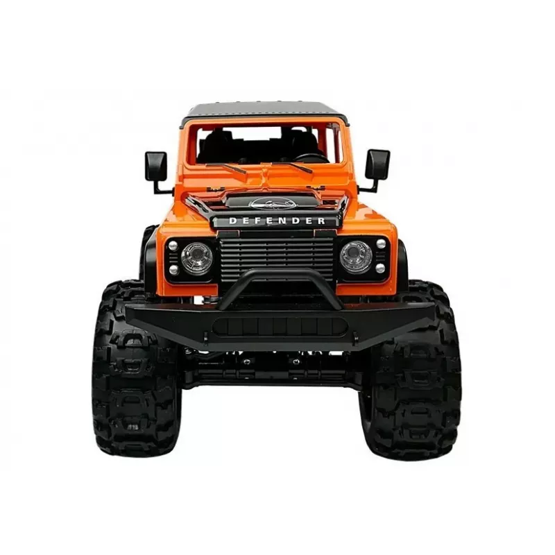 Double E auto radiocomandata Land Rover Defender R/C arancione 1:14