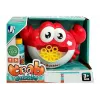 LEAN TOYS macchina per bolle di sapone con soluzione soffiatore bolle macchina automatica granchio rosso