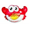LEAN TOYS macchina per bolle di sapone con soluzione soffiatore bolle macchina automatica granchio rosso
