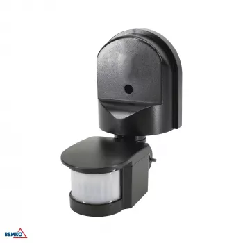 BEMKO rilevatore di movimento PIR 1200W 180° nero