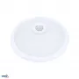 BEMKO TAZAN plafoniera con sensore PIR 2x40W E27 IP20 vetro+acciaio+plastica bianca