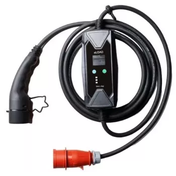 ELOAD TIE-EV16-P3-GEN2 caricabatterie EV trifase 11kW con controllo remoto, Type 2, cavo 5m, IP54