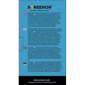 SCREENOR protezione display in vetro temperato per Apple iPhone 13 Pro Max / iPhone 14 Plus