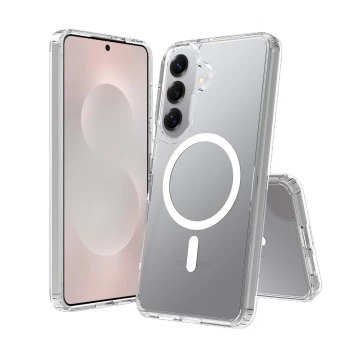 SCREENOR cover bumper per Samsung S26+, magnetica trasparente