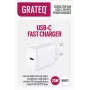 GRATEQ SAANA GaN USB-C 25W PD/PPS caricabatterie da parete bianco