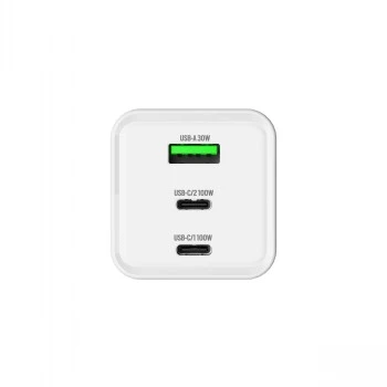 GRATEQ HALTI GaN PD/PPS 2xUSB-C/1xUSB-A 100W caricabatterie da parete nero