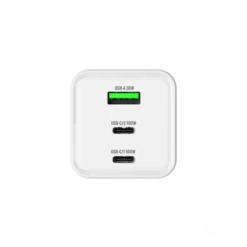 GRATEQ HALTI GaN PD/PPS 2xUSB-C/1xUSB-A 100W caricabatterie da parete nero
