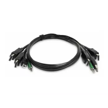 StarTech.com switch KVM DVI-I USB 2 porte con supporto audio - conforme TAA