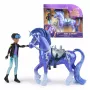 Spin Master Unicorn Academy - set Rory e Storm unicorno con criniera e coda vere e spazzola