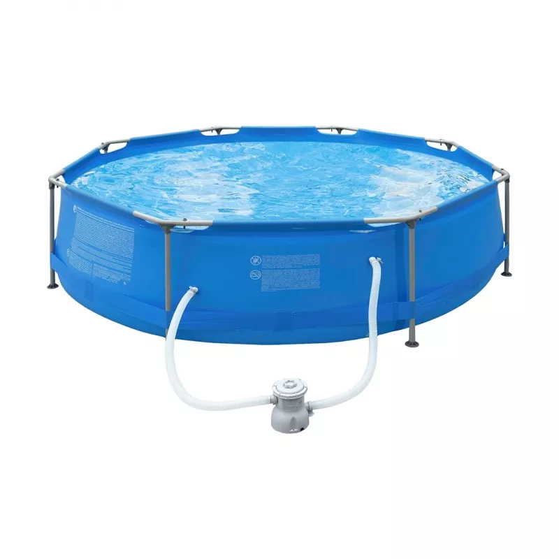 Avenli piscina con struttura rotonda 305x76 cm set con pompa filtrante