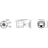 Hikvision DS-2CE16D0T-LPFS(2.8mm) telecamera mini bullet IR 2MP, uscita video 4-in-1, IP67