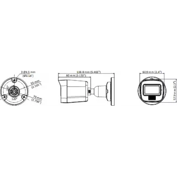 Hikvision DS-2CE16K0T-LPFS telecamera bullet 3K 4-in-1 con obiettivo 2,8mm e luce bianca