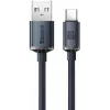 Baseus Crystal Shine Cavo USB-A a USB-C 1,2m 100W 6A QC 3.0 Nylon intrecciato nero