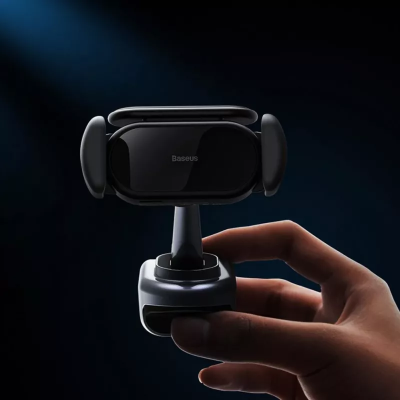 Baseus T-Space Supporto auto elettrico con pannello solare per Tesla Model 3/Y - Nero