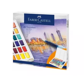 Faber-Castell Polychromos Matite colorate artistiche - 48 pezzi - Colori assortiti