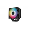 Deepcool AG500 BK ARGB Dissipatore CPU single tower, nero, ventola PWM 120mm, 5 heatpipe, Intel/AMD