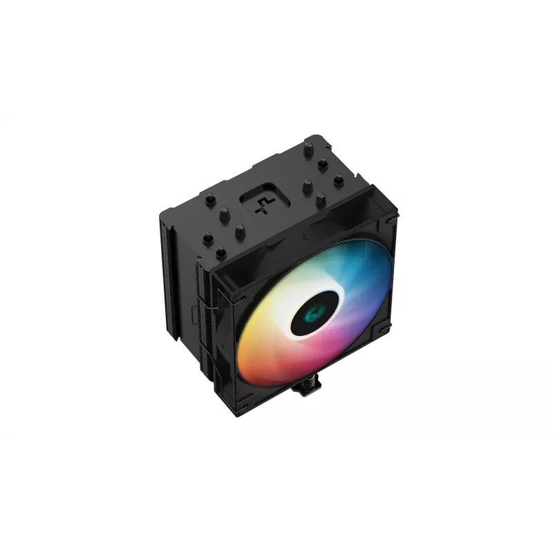 Deepcool AG500 BK ARGB Dissipatore CPU single tower, nero, ventola PWM 120mm, 5 heatpipe, Intel/AMD