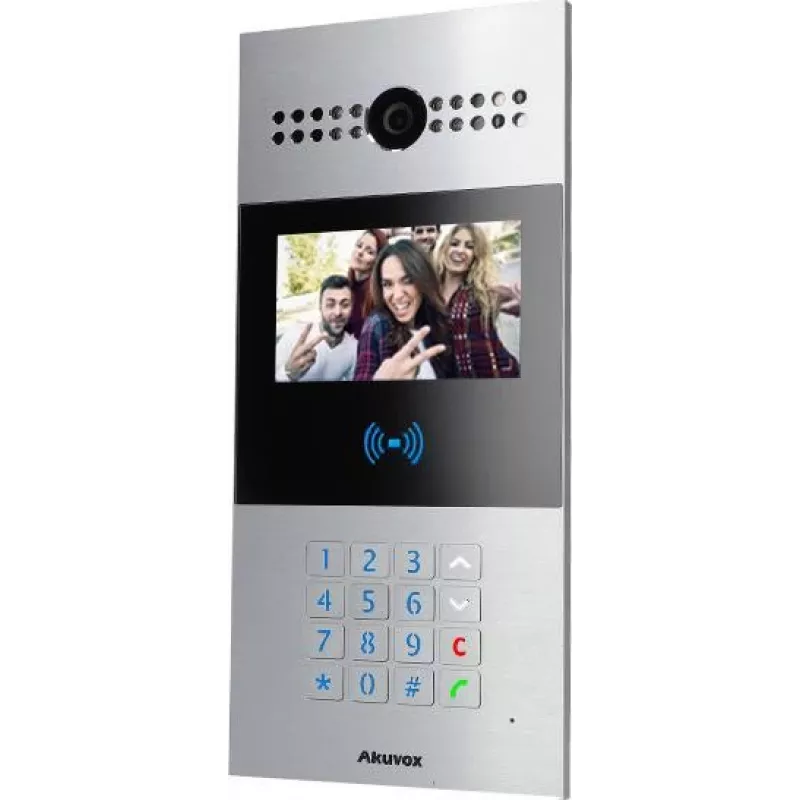 AKUVOX AKV-R28A Postazione citofono IP con touchscreen 7 pollici, riconoscimento facciale e PoE