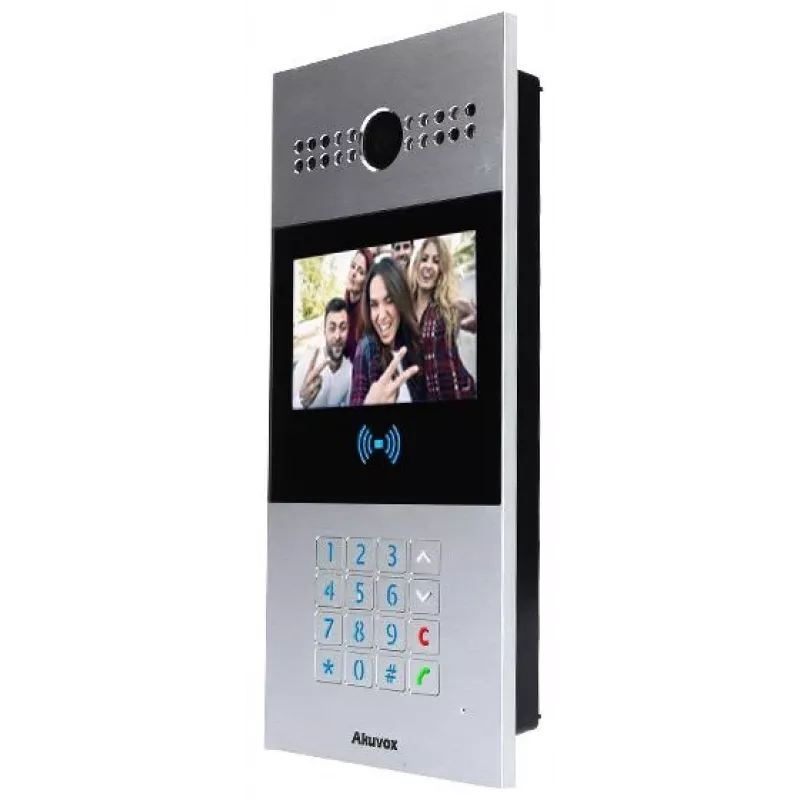 AKUVOX AKV-R28A Postazione citofono IP con touchscreen 7 pollici, riconoscimento facciale e PoE