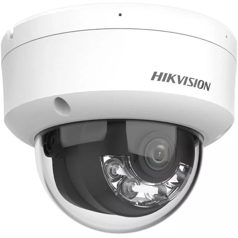 Hikvision DS-2CD2143G2-LI(2.8mm) PL Telecamera IP dome AcuSense 4MP con obiettivo 2,8 mm, luce bianca e IR
