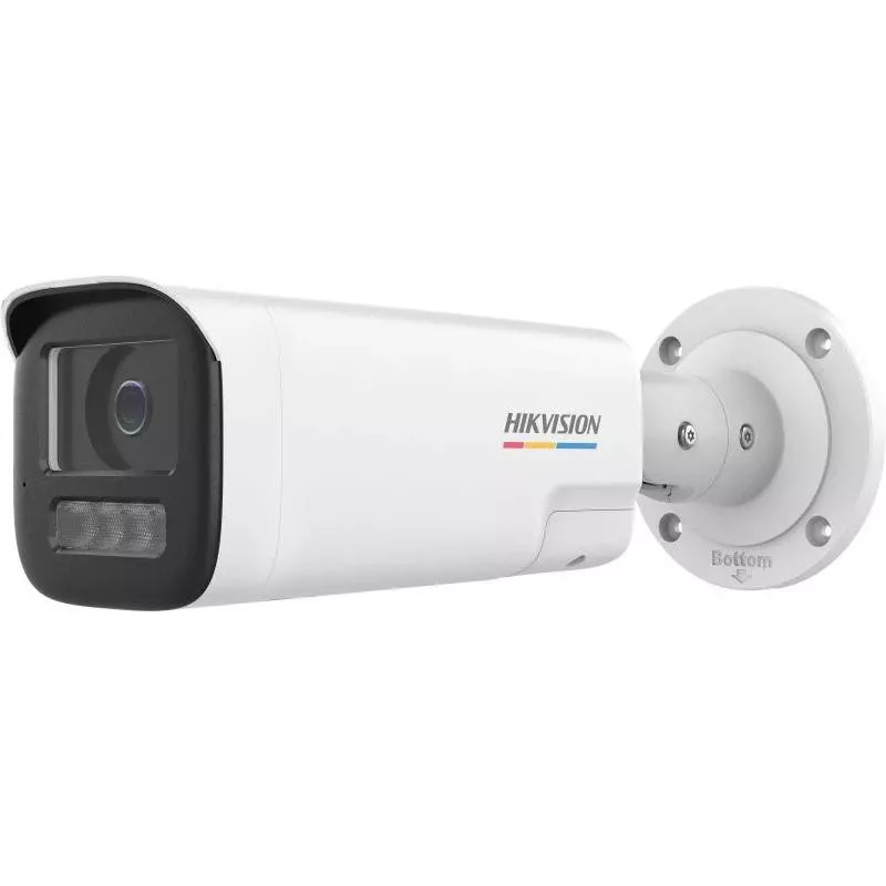 Hikvision DS-2CD1B47G3H-LIUF/SRB(2.8mm) Telecamera IP ColorVu 4MP con luce bianca, microfono integrato, MicroSD, PoE
