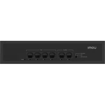 Imou SF106P Switch PoE+ 6 porte (4x PoE, 2x uplink, budget 60W)