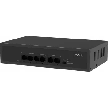 Imou SF106P Switch PoE+ 6 porte (4x PoE, 2x uplink, budget 60W)
