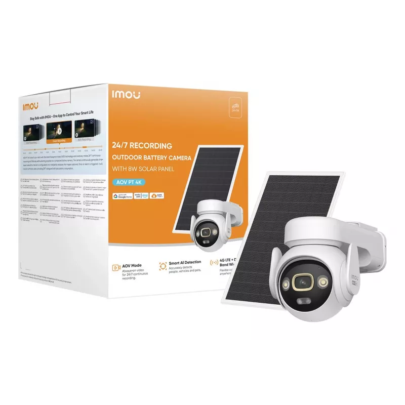 Imou IPC-SA7E-T-8M0T3/FSP008 kit telecamera Wi-Fi PT 4K AOV