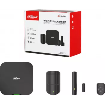Dahua ART-ARC3800H-03-W2(868)-B kit allarme wireless (868 MHz, nero)