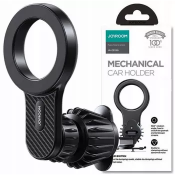 Joyroom JR-ZS355 supporto auto magnetico MagSafe per iPhone, clip per bocchetta d'aria, nero