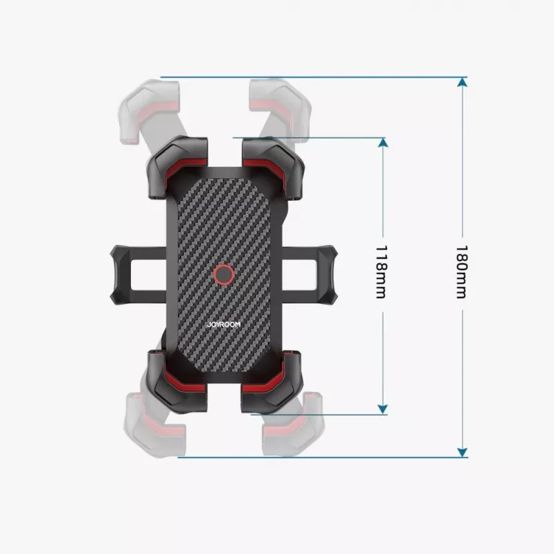 JOYROOM supporto per telefono da moto nero (JR-ZS288-m)