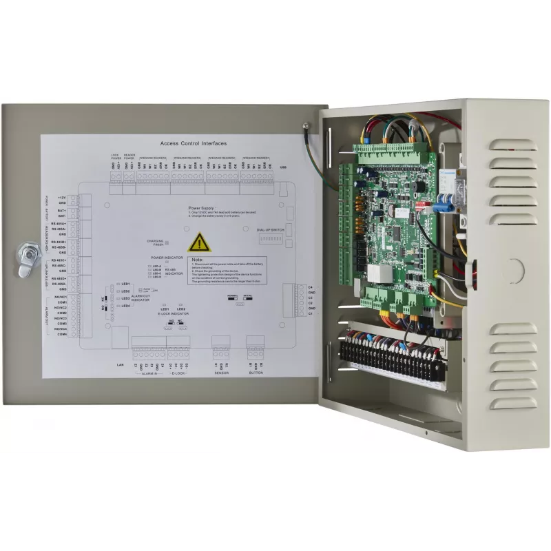 Hikvision DS-K2602T controller di accesso, 2 porte, TCP/IP, RS-485, Wiegand