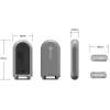 EZVIZ HGT2-R100-S telecomando per automazioni cancelli, a due canali