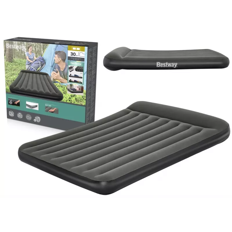 Bestway materassino gonfiabile 203 x 152 x 30 cm Queen Size con pompa integrata