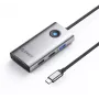 ORICO PW11-5P-GY-EP hub USB-C 5-in-1, 1x USB-A 3.0 5Gbps, 2x USB-A 2.0, HDMI 4K@30Hz, PD 60W, grigio