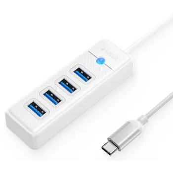 ORICO PW4U-C3-015-WH-EP hub USB-C 4x USB-A 3.2 Gen 1 bianco
