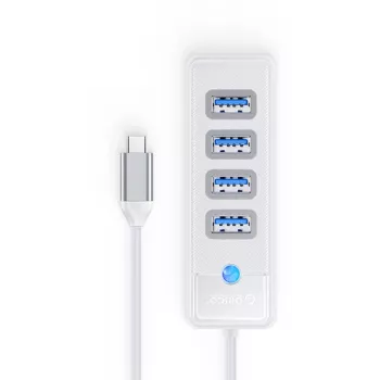 ORICO PW4U-C3-015-WH-EP hub USB-C 4x USB-A 3.2 Gen 1 bianco