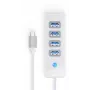 ORICO PW4U-C3-015-WH-EP hub USB-C 4x USB-A 3.2 Gen 1 bianco