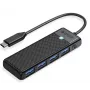 ORICO hub USB-C 4 porte USB-A 3.0 5Gbps nero