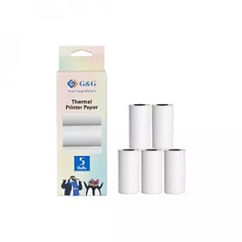 G&G carta termica 5 rotoli 57 x 30 mm lunghezza 6,6 m (21690)