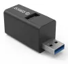 ORICO hub USB 3.0 mini a 3 porte in alluminio (5 Gbps, 3x USB-A)