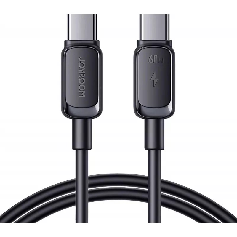 Joyroom cavo di ricarica rapida USB-C a USB-C S-CC100A141B 120cm 60W 5A nero