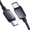 Joyroom cavo di ricarica rapida USB-C a USB-C S-CC100A141B 120cm 60W 5A nero