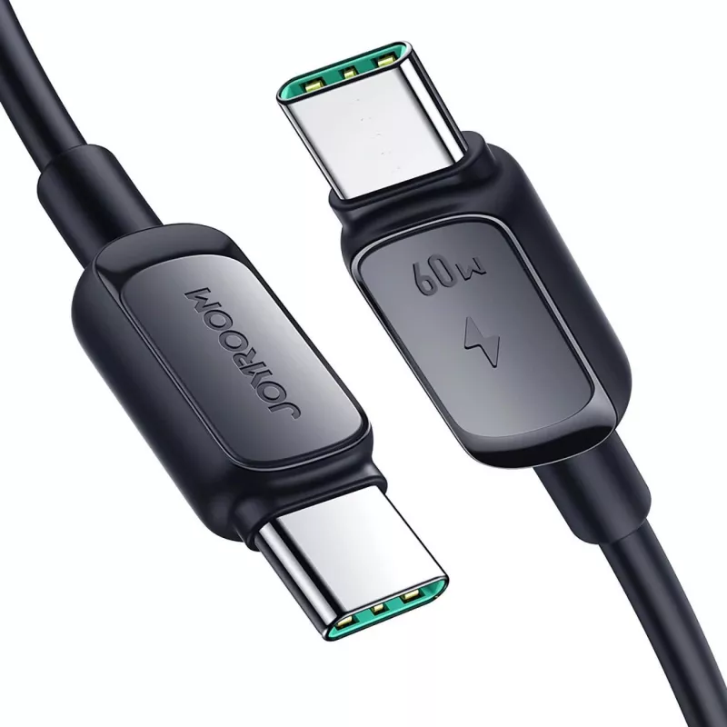 Joyroom cavo di ricarica rapida USB-C a USB-C S-CC100A141B 120cm 60W 5A nero