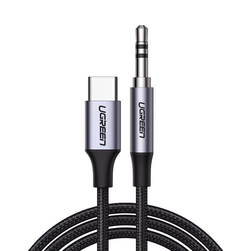 UGREEN cavo audio stereo AUX mini jack 3,5mm a USB Type-C 1m nero (CM450 20192)