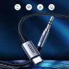 UGREEN cavo audio stereo AUX mini jack 3,5mm a USB Type-C 1m nero (CM450 20192)