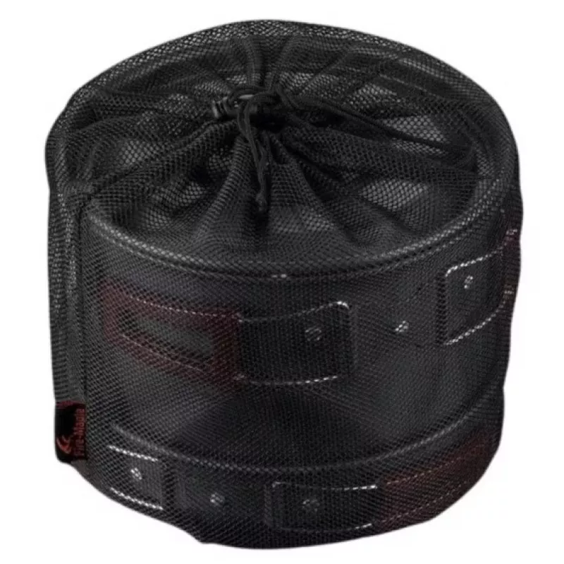 FIREMAPLE set pentole FMC-209 - set da campeggio 9 pezzi con padella antiaderente, pentole, ciotole e borsa in rete