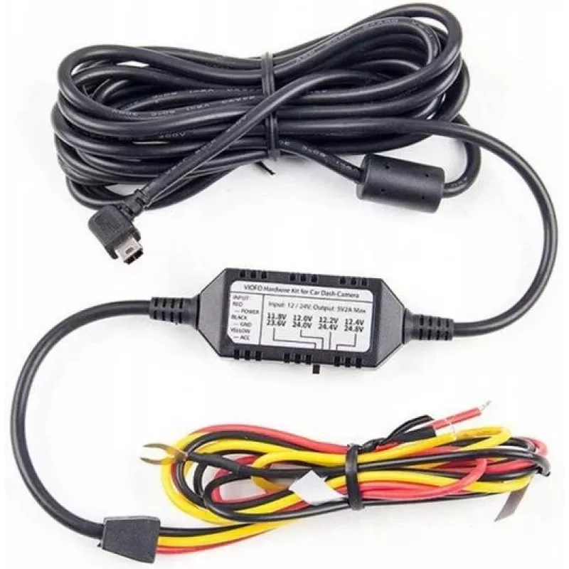 VIOFO HK3 Hardwire Kit Mini USB 5V/2A adattatore di alimentazione per Dash Cam