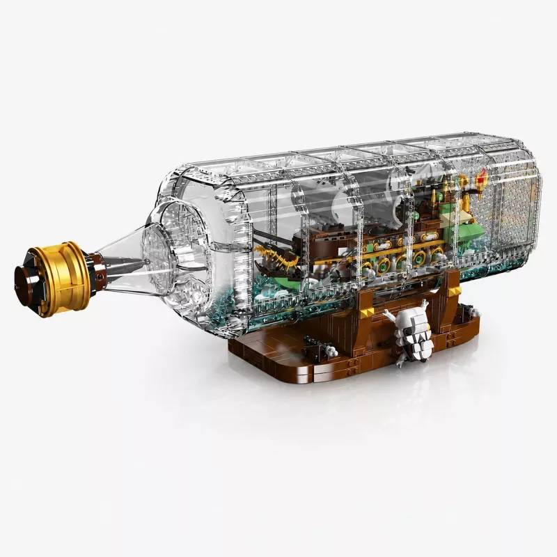 MOULD KING 10067 Flying Dutchman Ship-in-a-Bottle set da costruzione (2499 pezzi)